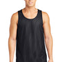 Sport-Tek Mens Reversible Mesh Moisture Wicking Tank Top - Black