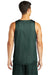 Sport-Tek ST500 Mens Reversible Mesh Moisture Wicking Tank Top Forest Green Model Back