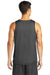 Sport-Tek ST500 Mens Reversible Mesh Moisture Wicking Tank Top Iron Grey Model Back