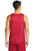 Sport-Tek ST500 Mens Reversible Mesh Moisture Wicking Tank Top True Red Model Back