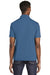 Sport-Tek ST640 Mens RacerMesh Moisture Wicking Short Sleeve Polo Shirt Dawn Blue Model Back