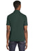 Sport-Tek ST640 Mens RacerMesh Moisture Wicking Short Sleeve Polo Shirt Dark Forest Green Model Back