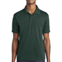 Sport-Tek Mens RacerMesh Moisture Wicking Short Sleeve Polo Shirt - Dark Forest Green