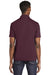 Sport-Tek ST640 Mens RacerMesh Moisture Wicking Short Sleeve Polo Shirt Maroon Model Back