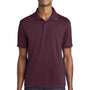 Sport-Tek Mens RacerMesh Moisture Wicking Short Sleeve Polo Shirt - Maroon