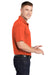 Sport-Tek ST650/TST650 Mens Sport-Wick Moisture Wicking Short Sleeve Polo Shirt Deep Orange Model Side