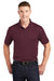 Sport-Tek ST650/TST650 Mens Sport-Wick Moisture Wicking Short Sleeve Polo Shirt Maroon Model Front