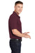 Sport-Tek ST650/TST650 Mens Sport-Wick Moisture Wicking Short Sleeve Polo Shirt Maroon Model Side