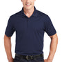 Sport-Tek Mens Sport-Wick Moisture Wicking Short Sleeve Polo Shirt - True Navy Blue