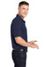 Sport-Tek ST650/TST650 Mens Sport-Wick Moisture Wicking Short Sleeve Polo Shirt True Navy Blue Model Side