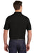 Sport-Tek ST651 Mens Sport-Wick Moisture Wicking Short Sleeve Polo Shirt w/ Pocket Black Model Back