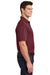 Sport-Tek ST651 Mens Sport-Wick Moisture Wicking Short Sleeve Polo Shirt w/ Pocket Maroon Model Side