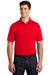 Sport-Tek ST651 Mens Sport-Wick Moisture Wicking Short Sleeve Polo Shirt w/ Pocket True Red Model Front