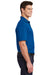 Sport-Tek ST651 Mens Sport-Wick Moisture Wicking Short Sleeve Polo Shirt w/ Pocket True Royal Blue Model Side