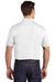 Sport-Tek ST651 Mens Sport-Wick Moisture Wicking Short Sleeve Polo Shirt w/ Pocket White Model Back