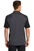 Sport-Tek ST652 Mens Sport-Wick Moisture Wicking Short Sleeve Polo Shirt Iron Grey/Black Model Back