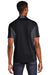 Sport-Tek ST655/TST655 Mens Sport-Wick Moisture Wicking Short Sleeve Polo Shirt Black/Iron Grey Model Back