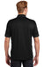 Sport-Tek ST659 Mens Sport-Wick Moisture Wicking Short Sleeve Polo Shirt Black Model Back