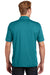 Sport-Tek ST659 Mens Sport-Wick Moisture Wicking Short Sleeve Polo Shirt Tropic Blue Model Back