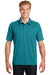 Sport-Tek ST659 Mens Sport-Wick Moisture Wicking Short Sleeve Polo Shirt Tropic Blue Model Front