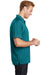 Sport-Tek ST659 Mens Sport-Wick Moisture Wicking Short Sleeve Polo Shirt Tropic Blue Model Side