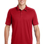 Sport-Tek Mens Sport-Wick Moisture Wicking Short Sleeve Polo Shirt - True Red