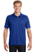 Sport-Tek ST659 Mens Sport-Wick Moisture Wicking Short Sleeve Polo Shirt True Royal Blue Model Front