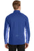 Sport-Tek ST854 Mens Sport-Wick Moisture Wicking 1/4 Zip Sweatshirt True Royal Blue/Heather True Royal Blue Model Back