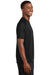 Sport-Tek T473 Mens Dry Zone Moisture Wicking Short Sleeve Crewneck T-Shirt Black Model Side