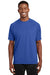 Sport-Tek T473 Mens Dry Zone Moisture Wicking Short Sleeve Crewneck T-Shirt True Royal Blue Model Front