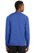 Sport-Tek T473LS Mens Dry Zone Moisture Wicking Long Sleeve Crewneck T-Shirt True Royal Blue Model Back