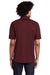 Sport-Tek T474 Mens Dri-Mesh Moisture Wicking Short Sleeve Polo Shirt Maroon Model Back