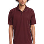 Sport-Tek Mens Dri-Mesh Moisture Wicking Short Sleeve Polo Shirt - Maroon