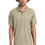 Sport-Tek Mens Dri-Mesh Moisture Wicking Short Sleeve Polo Shirt - Sandstone