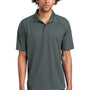 Sport-Tek Mens Dri-Mesh Moisture Wicking Short Sleeve Polo Shirt - Steel Grey