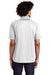 Sport-Tek T474 Mens Dri-Mesh Moisture Wicking Short Sleeve Polo Shirt White Model Back