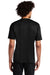 Sport-Tek T478 Mens Dry Zone Moisture Wicking Short Sleeve Crewneck T-Shirt Black/White Model Back