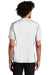 Sport-Tek T478 Mens Dry Zone Moisture Wicking Short Sleeve Crewneck T-Shirt White/Black Model Back