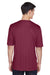 Team 365 TT11 Mens Zone Performance Moisture Wicking Short Sleeve Crewneck T-Shirt Maroon Model Back