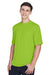 Team 365 TT11 Mens Zone Performance Moisture Wicking Short Sleeve Crewneck T-Shirt Acid Green Model 3q