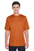 Team 365 TT11 Mens Zone Performance Moisture Wicking Short Sleeve Crewneck T-Shirt Burnt Orange Model Front