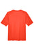 Team 365 TT11 Mens Zone Performance Moisture Wicking Short Sleeve Crewneck T-Shirt Orange Flat Back