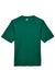 Team 365 TT11 Mens Zone Performance Moisture Wicking Short Sleeve Crewneck T-Shirt Forest Green Flat Front