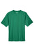 Team 365 TT11 Mens Zone Performance Moisture Wicking Short Sleeve Crewneck T-Shirt Kelly Green Flat Front