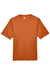 Team 365 TT11 Mens Zone Performance Moisture Wicking Short Sleeve Crewneck T-Shirt Burnt Orange Flat Front