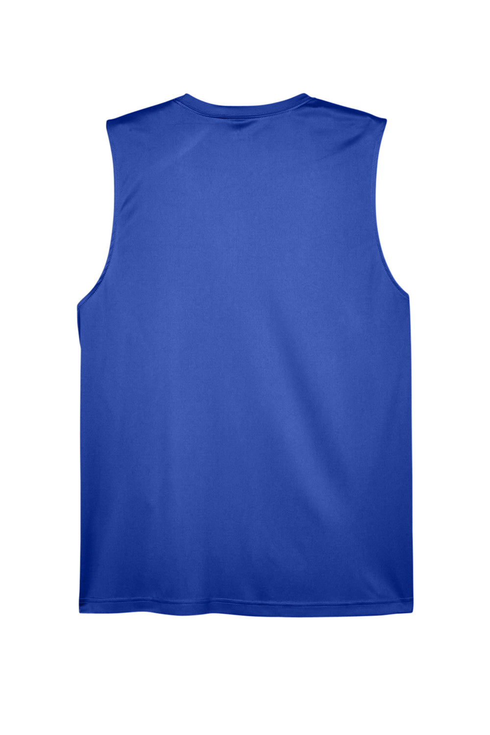 Team 365 TT11M Mens Zone Performance Muscle Moisture Wicking Tank Top Royal Blue Flat Back