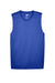 Team 365 TT11M Mens Zone Performance Muscle Moisture Wicking Tank Top Royal Blue Flat Front