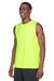 Team 365 TT11M Mens Zone Performance Muscle Moisture Wicking Tank Top Safety Yellow Model 3q