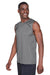 Team 365 TT11M Mens Zone Performance Muscle Moisture Wicking Tank Top Graphite Grey Model 3q