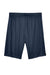 Team 365 TT11SH Mens Zone Performance Moisture Wicking Shorts w/ Pockets Dark Navy Blue Flat Back